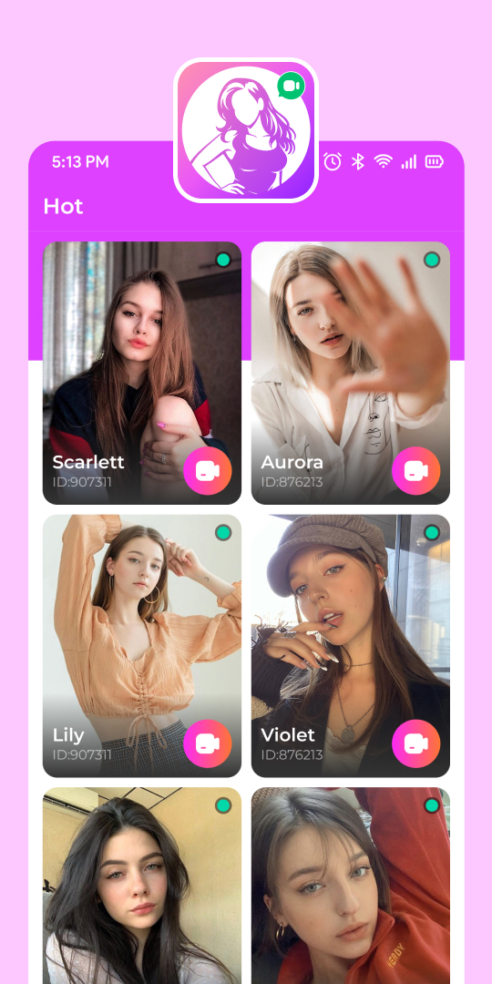 Vcall app screenshot